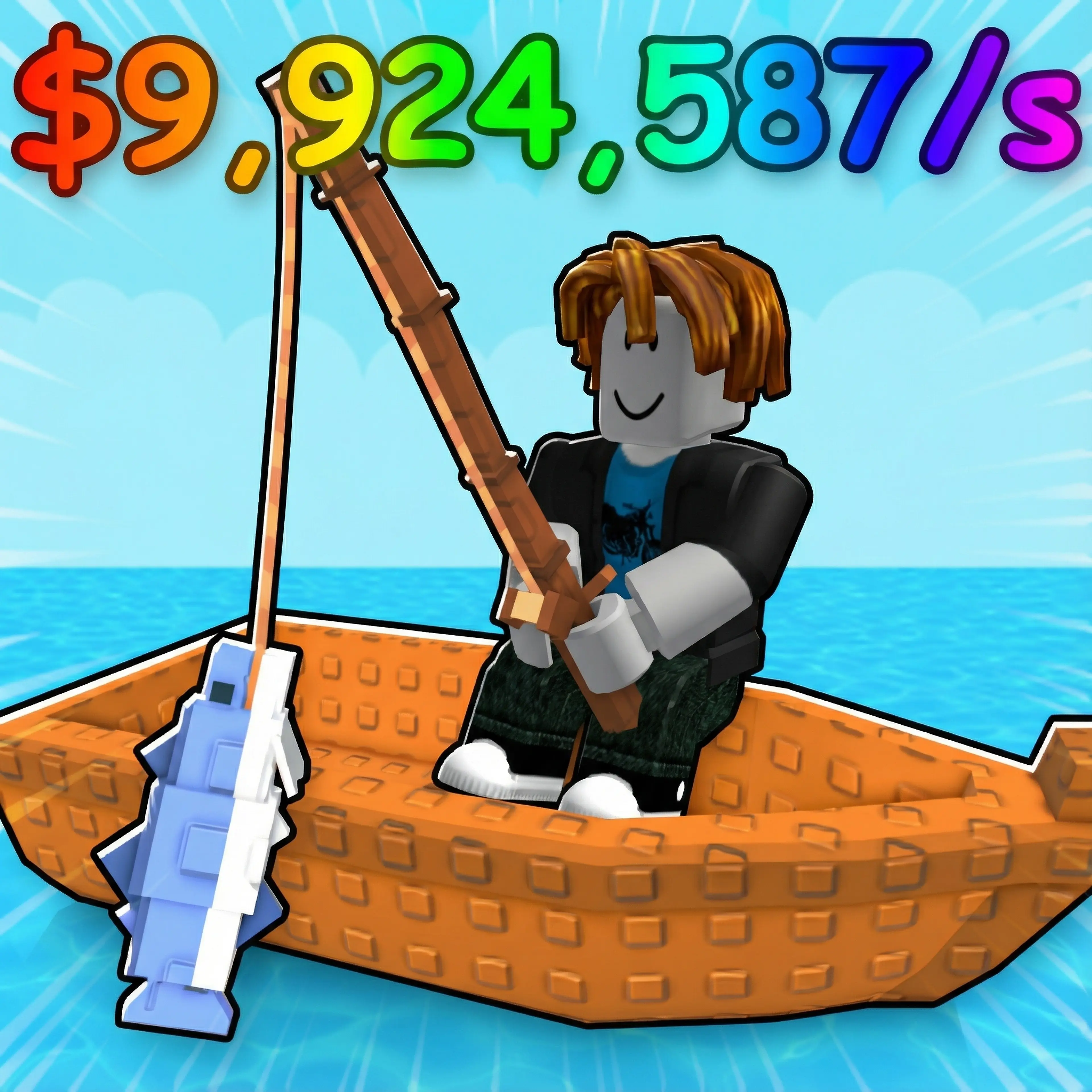 Change the shark to a bacon hair guy